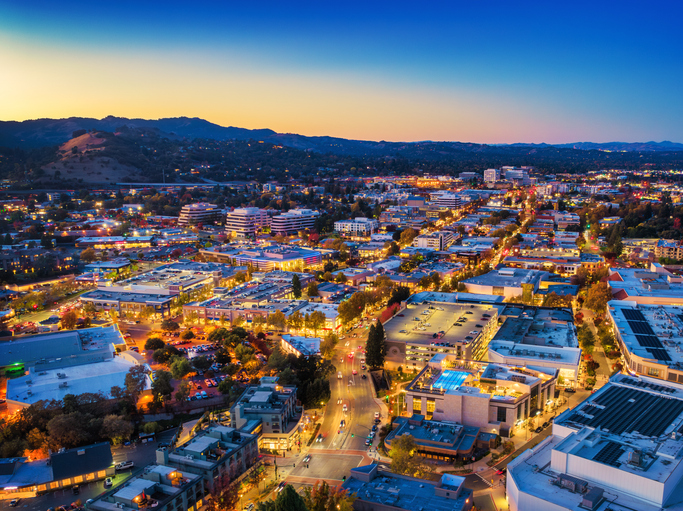 Panoramic Image of Walnut Creek, CA